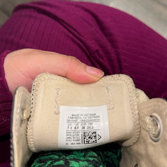 Gold metallic Converse All Star - Picture 5 of 5